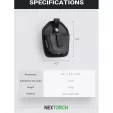 Nextorch V12 Modular Handcuff Holster flashlights NXV12