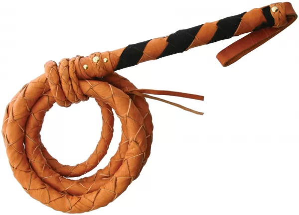 Denix Top Grain Bullwhip 102in replicas OC010