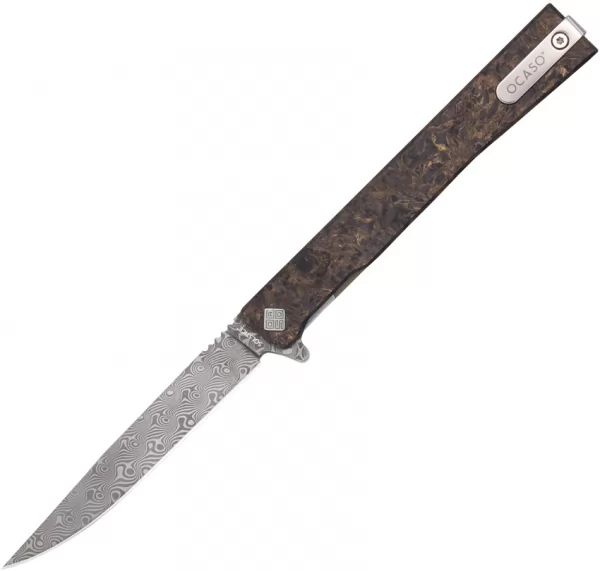 Ocaso Solstice Framelock Damascus OCA10IFG