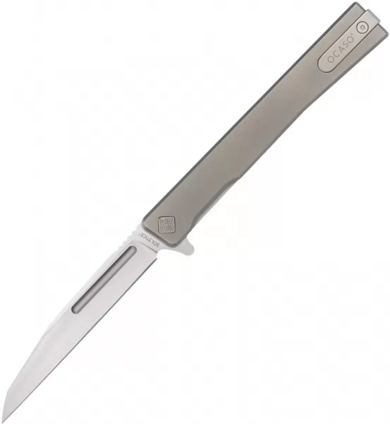 Ocaso Solstice Linerlock Wh Ti OCA8WTS