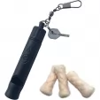 Outdoor Element Wombat Whistle-Vial Kit Black ODEAKWBLK