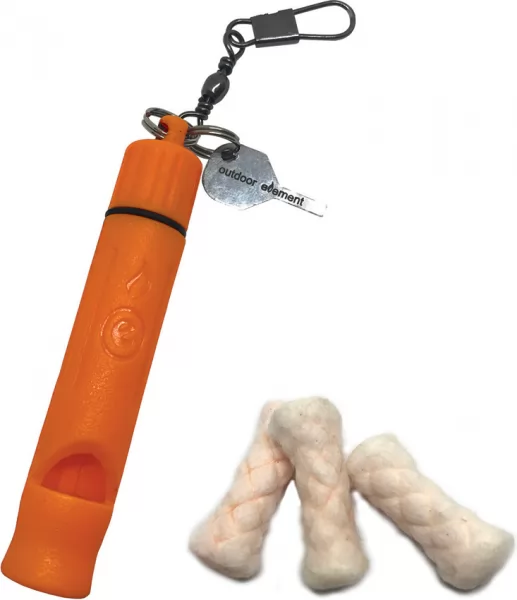 Outdoor Element Wombat Whistle-Vial Kit Orange ODEAKWONG