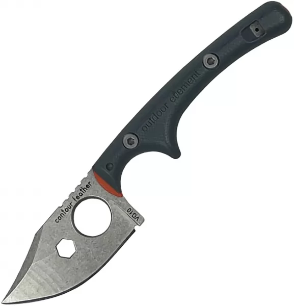 Outdoor Element Contour Feather Fixed Blade ODECFK