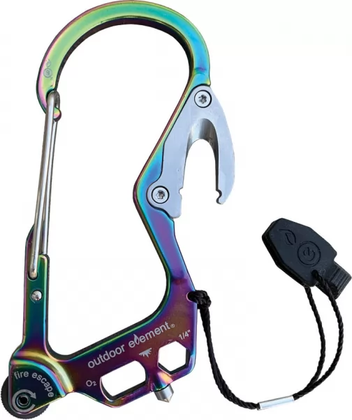 Outdoor Element Fire Escape Carabiner Aurora ODEFEAUR