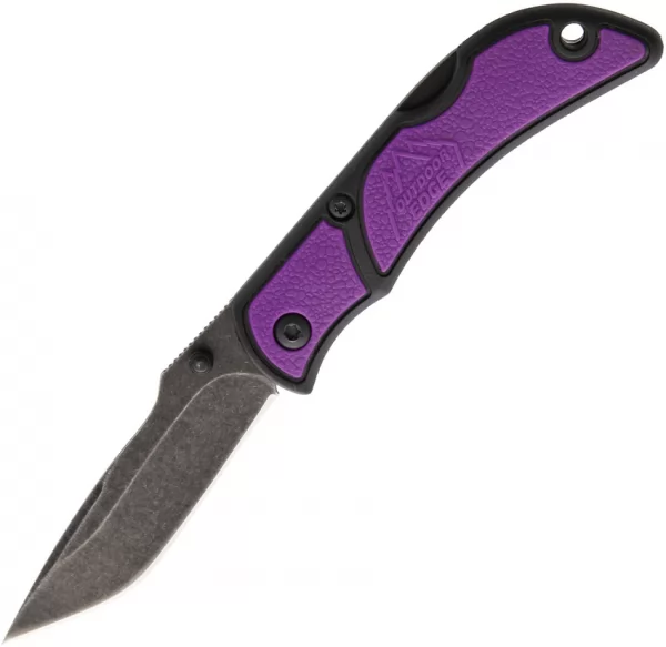 Outdoor Edge Chasm Lockback Small Purple knives OECHP25