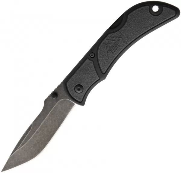 Outdoor Edge Chasm Lockback Medium Gray knives OECHY33