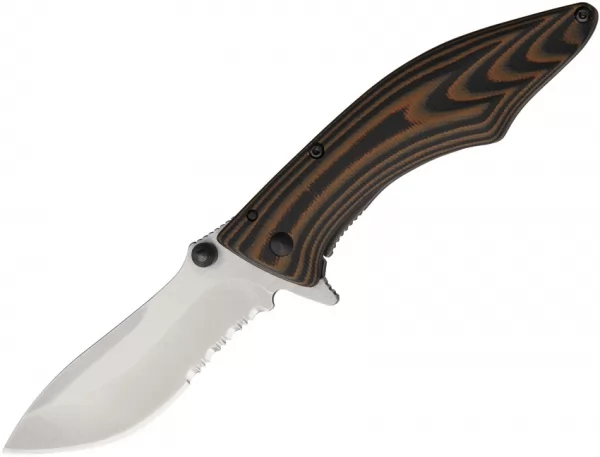 Outdoor Edge Sm Conquer Framelock Serrated knives OECQ30S