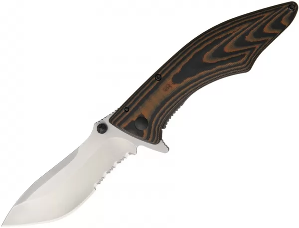 Outdoor Edge Large Conquer Framelock Serr knives OECQ35S