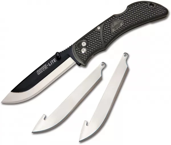 Outdoor Edge Onyx Lite Lockback Black knives OEOX30
