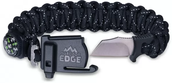 Outdoor Edge ParaSpark Bracelet Black Med knives OEPSK80C