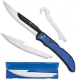 Outdoor Edge RazorFin Lockback Blue - OERFU50C