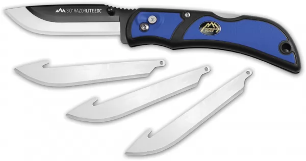 Outdoor Edge Razor Lite EDC Lockback Blue knives OERLU3040