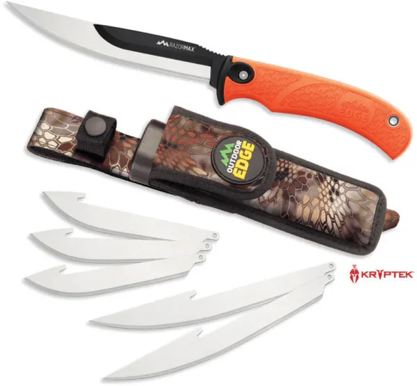 Outdoor Edge Razormax Orange knives OERMB20C