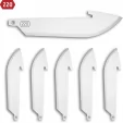 Outdoor Edge 220 Drop Point Blade Pack 6 - OERR226C