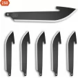 Outdoor Edge 250 Drop Point Blade 6pk Black - OERR25K6C