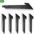 Outdoor Edge Drop Point Blade Pack 6 Blk - OERR30K6C