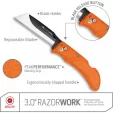 Outdoor Edge Razor Work Lockback Org knives OERWB3070C