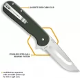 Outdoor Edge Razor VX3 Linerlock A-O Green knives OEVX330B