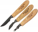 Old Forge Three Piece Wood Carving Set - OF004