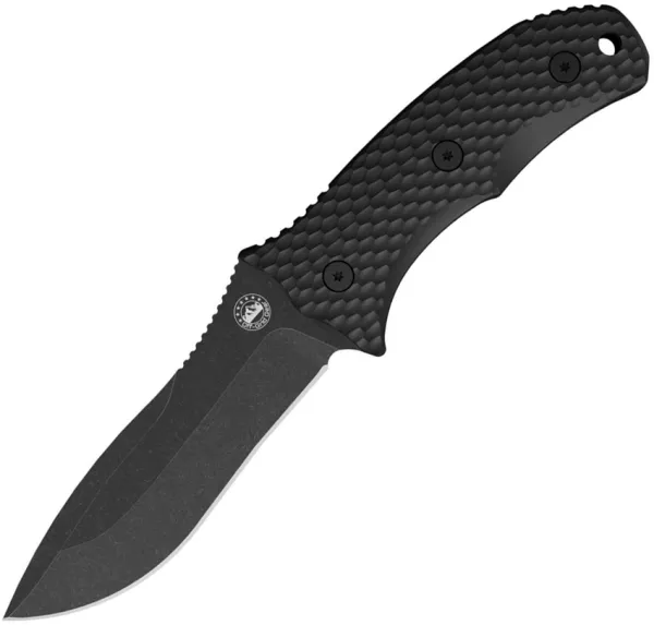Off-Grid Gear Trailguard Fixed Blade Black OGGTGBO