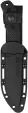 Off-Grid Gear Trailguard Fixed Blade Black OGGTGBO