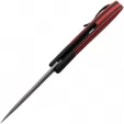 Ohlone Knives Butron Framelock Red and Black OHK001RB