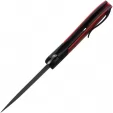 Ohlone Knives Butron Framelock Red and Black OHK001RB