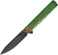 Oknife AION Linerlock Zombie Grn - OKNAIONZG