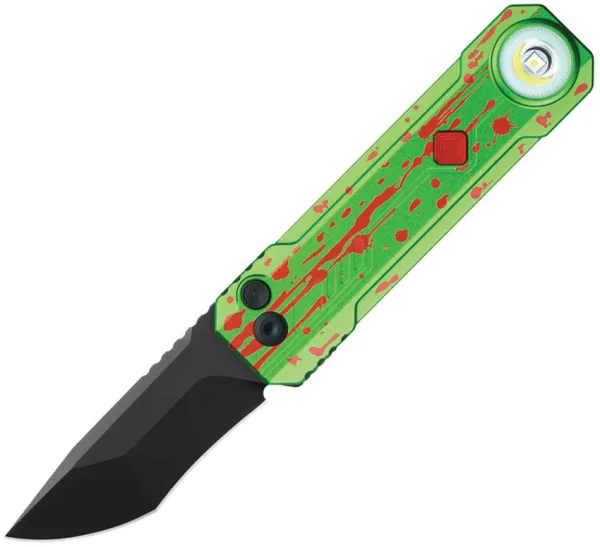 Oknife LK Button Lock Zombie Green OKNLKZOMBIE