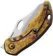 Olamic Cutlery Busker Framelock Gold CF OL982