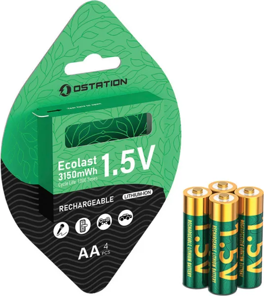 Olight Ecolast Li-ion AA Batteries OLTECOLASTAA