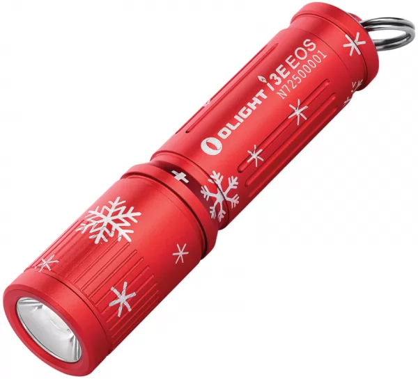 Olight I3E Flashlight Snowflake Red OLTI3ESFRD