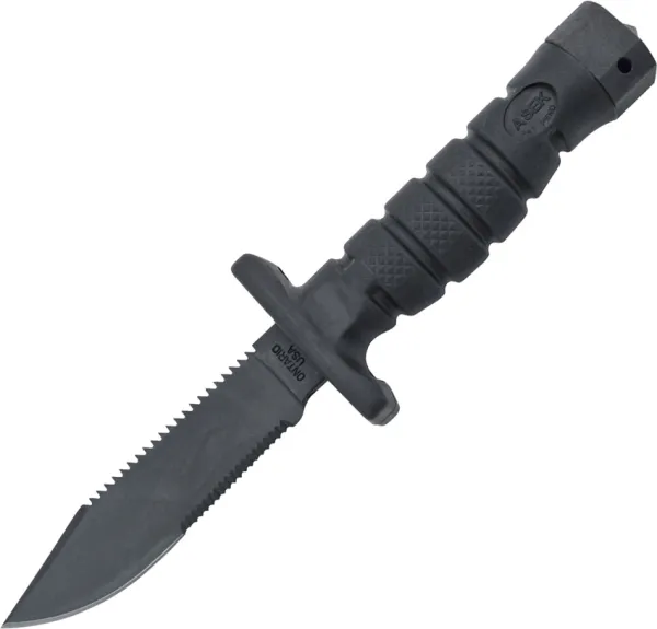ON1400 ASEK Survival Knife 5 Inch Part Serrated