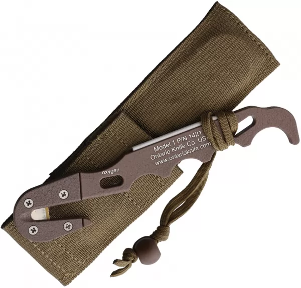 Ontario Model 1 Strap Cutter w- Sheath knives ON1421