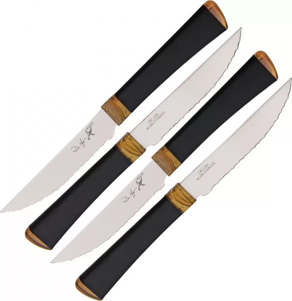 Ontario Agilite Four Piece Steak Set knives ON2565