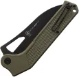Ontario Camp Plus EDC Linerlock Grn CP knives ON4320TC