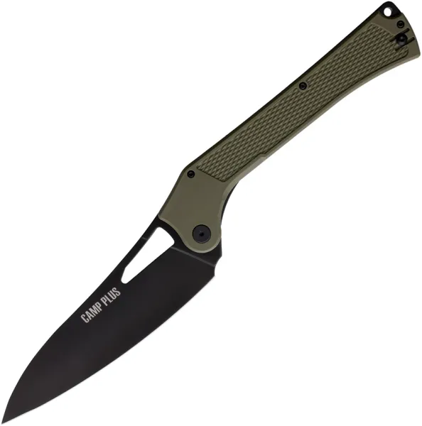 Ontario Camp Plus EDC Linerlock Grn CP knives ON4325TC