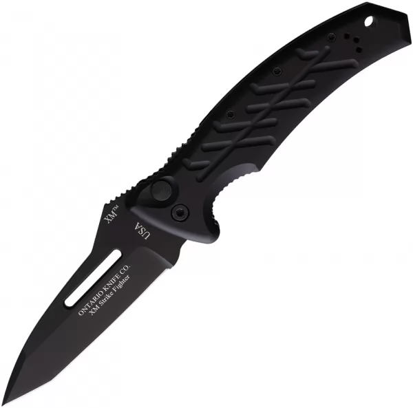 Ontario Auto XM Strike Fighter Button knives ON8745