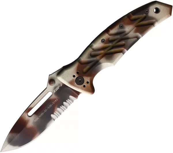 Ontario XM-1DS Linerlock Camo knives ON8765CP