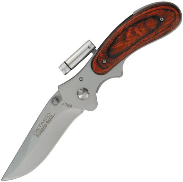 Ontario Map Light Framelock knives 8807