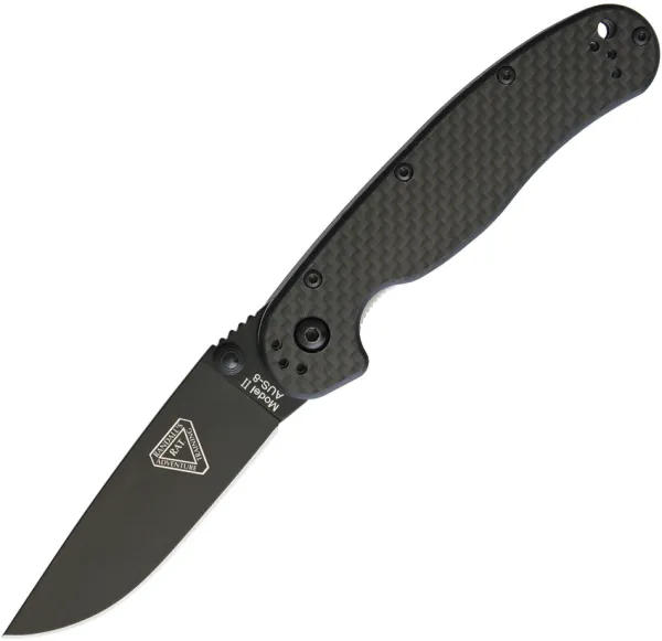 Ontario RAT II Linerlock CF knives ON8838