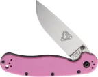 Ontario RAT II Linerlock Pink Nylon knives ON8862