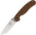 Ontario RAT 1.5 Linerlock Mag Brn G10 - ON8883