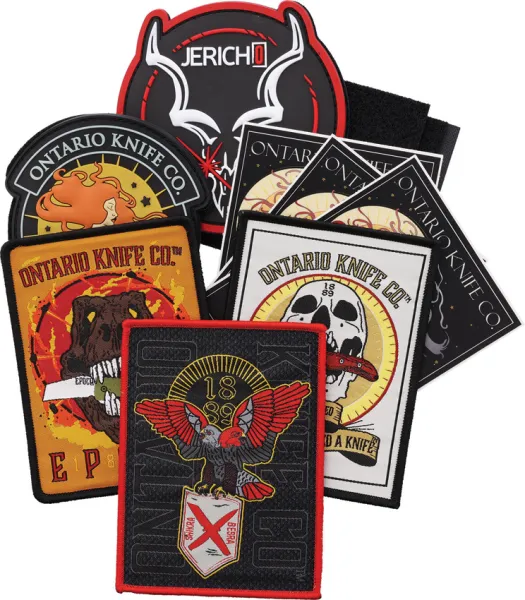 Ontario Patch-Sticker Assortment knives ONPATCH1