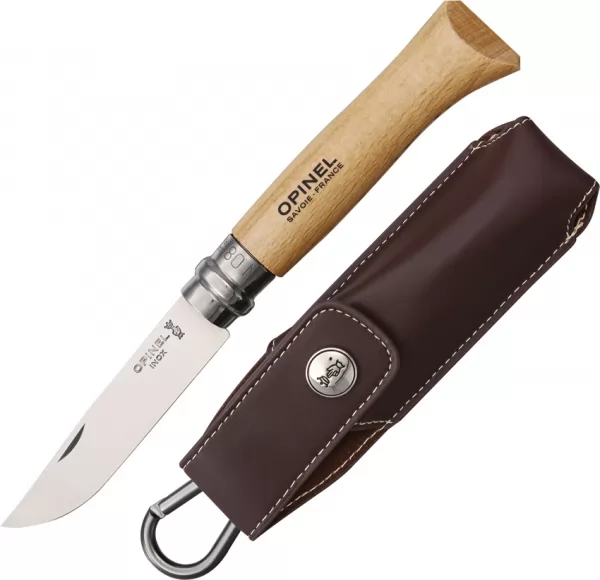 Opinel No 8 with Sheath knives OP01089