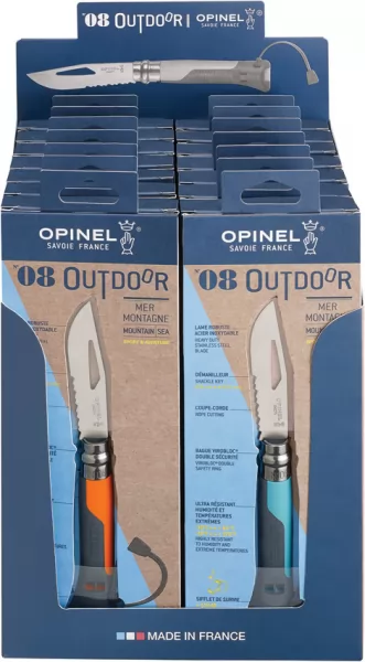 Opinel No 8 Outdoor Folder Display knives OP01841