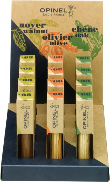 Opinel No 8 12 Piece Display knives OP02029