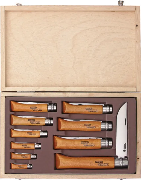 Opinel 10pc Carbon Steel Knife Set 83102