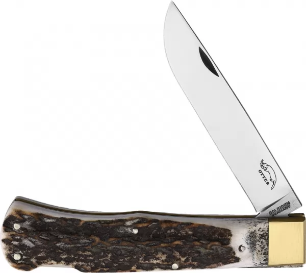 OTTER-Messer 07 Buckhorn Lockback knives OTT07MSHH