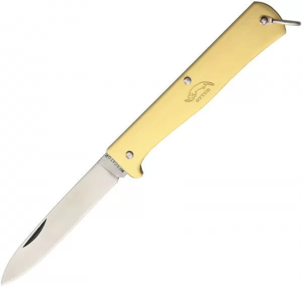 OTTER-Messer Small Mercator Brass Stainless knives OTT10701R